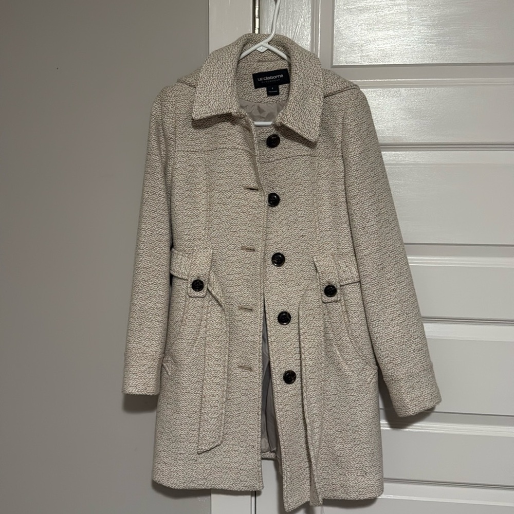 Liz Claiborne Peacoat - removable hood